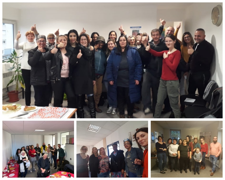 les intervenants à domicile Vitalliance tirent les rois et les reines