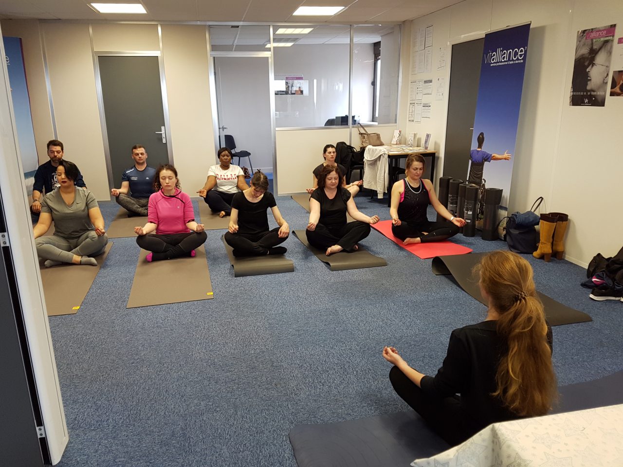 Yoga pour les auxiliaires de vie Vitalliance Lille