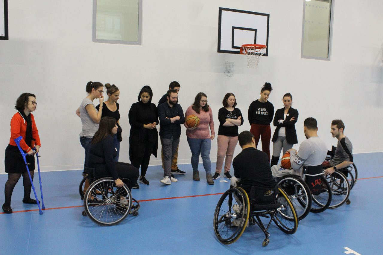 Découverte du Handibasket pour les collaborateurs Vitalliance