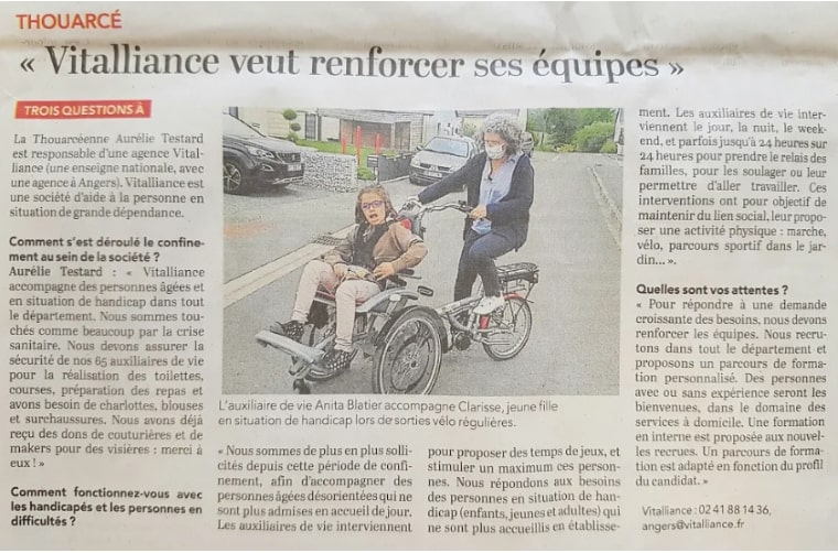 "Vitalliance veut renforcer ses équipes