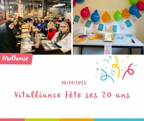 restaurant pour les 20 ans de Vitalliance à Mulhouse